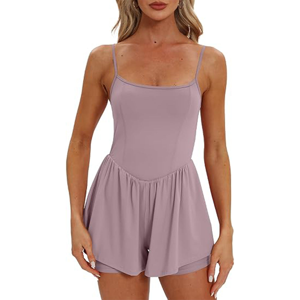 🌴Summer Breeze Essential! Double-Lined Short Romper✨ Adjustable Spaghetti Strap💃 No-Slip Sleeveless Jumpsuit | TikTok’s Hotlist 🌴Summer Breeze Essential! Double-Lined Short Romper✨ Adjustable Spaghetti Strap💃 No-Slip Sleeveless Jumpsuit | TikTok’s Hotlist